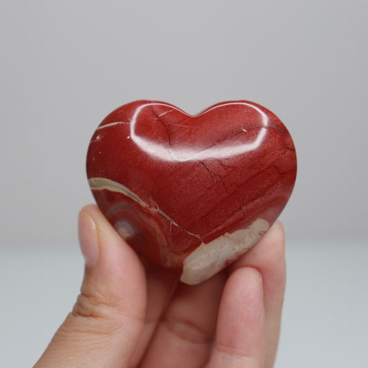 Red Jasper Heart | A