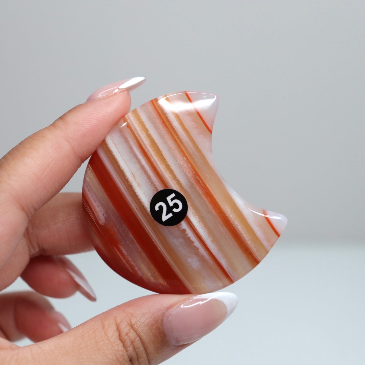 Carnelian Agate Moon 25