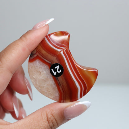 Carnelian Agate Moon 21