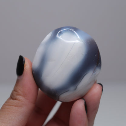 Orca Agate Palm Stone | 4
