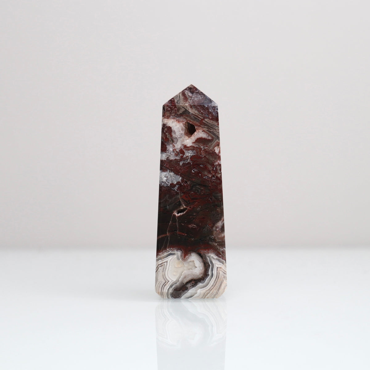 Mexican Lace Agate Tower 111