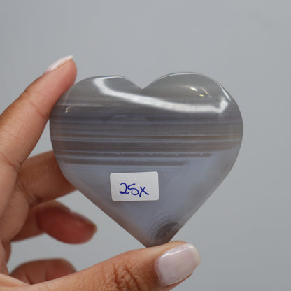 Banded Agate Heart | 6