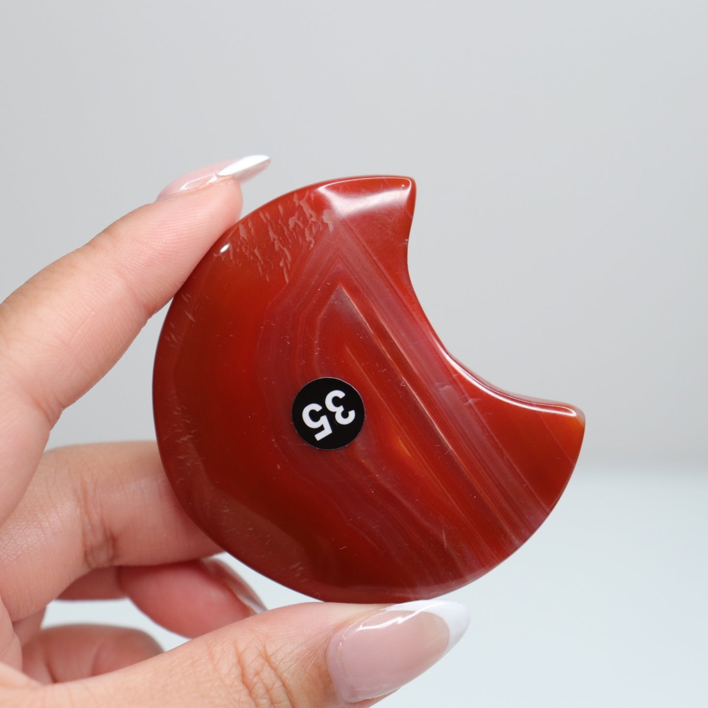 Carnelian Agate Moon 35