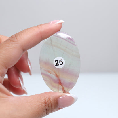 Fluorite Palm Stone | 25