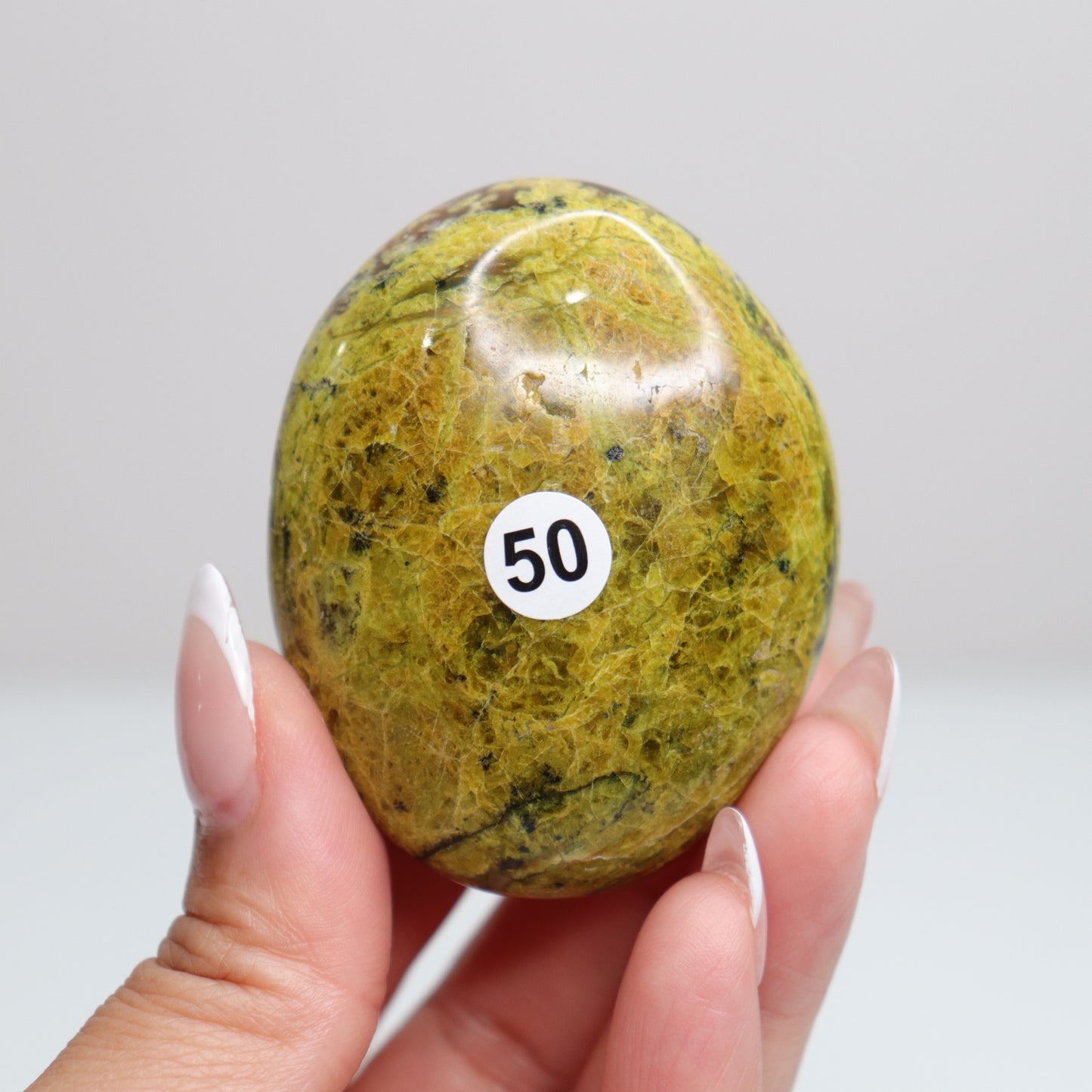Green Opal Palm Stone 50