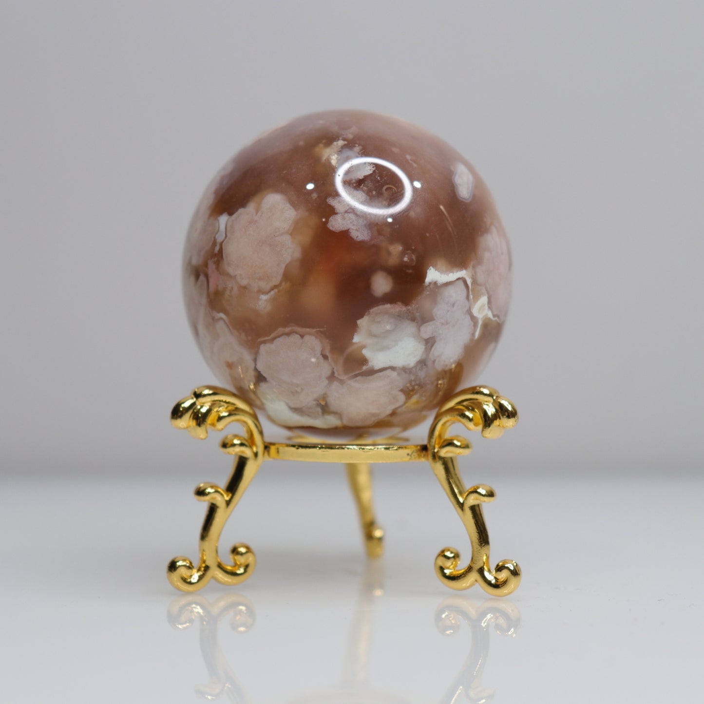Flower Agate Sphere | 2