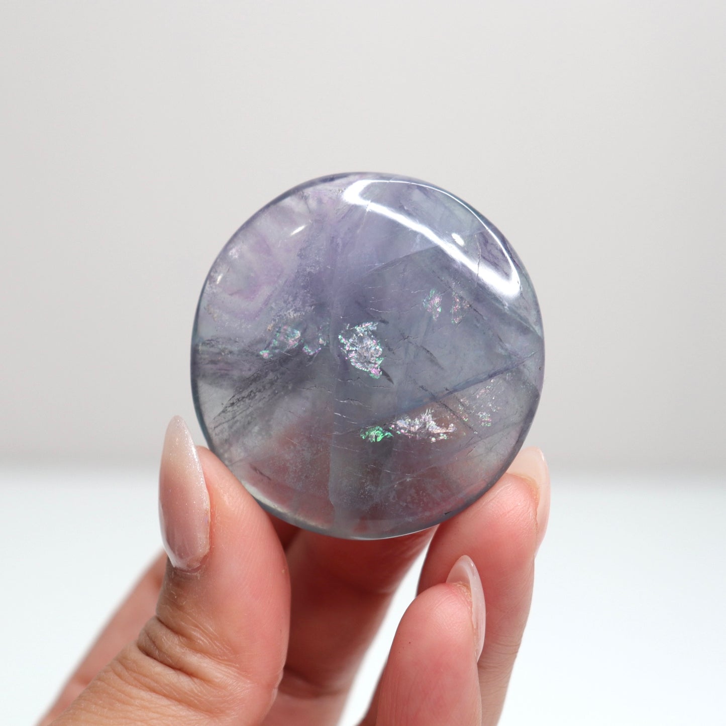 Fluorite Flat Stone | 56