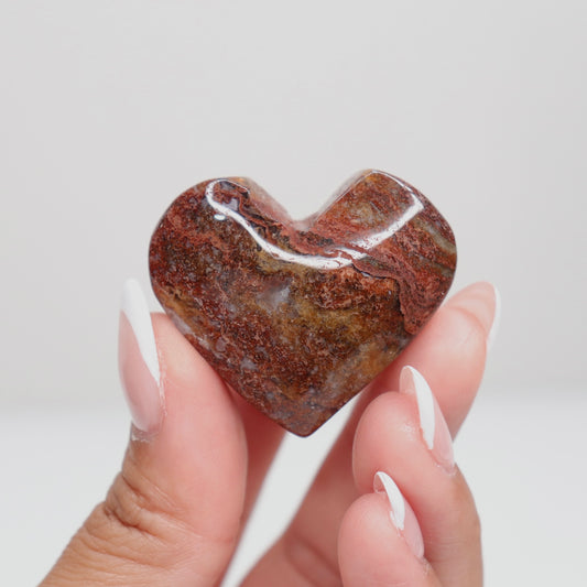 Moss Agate Heart | I