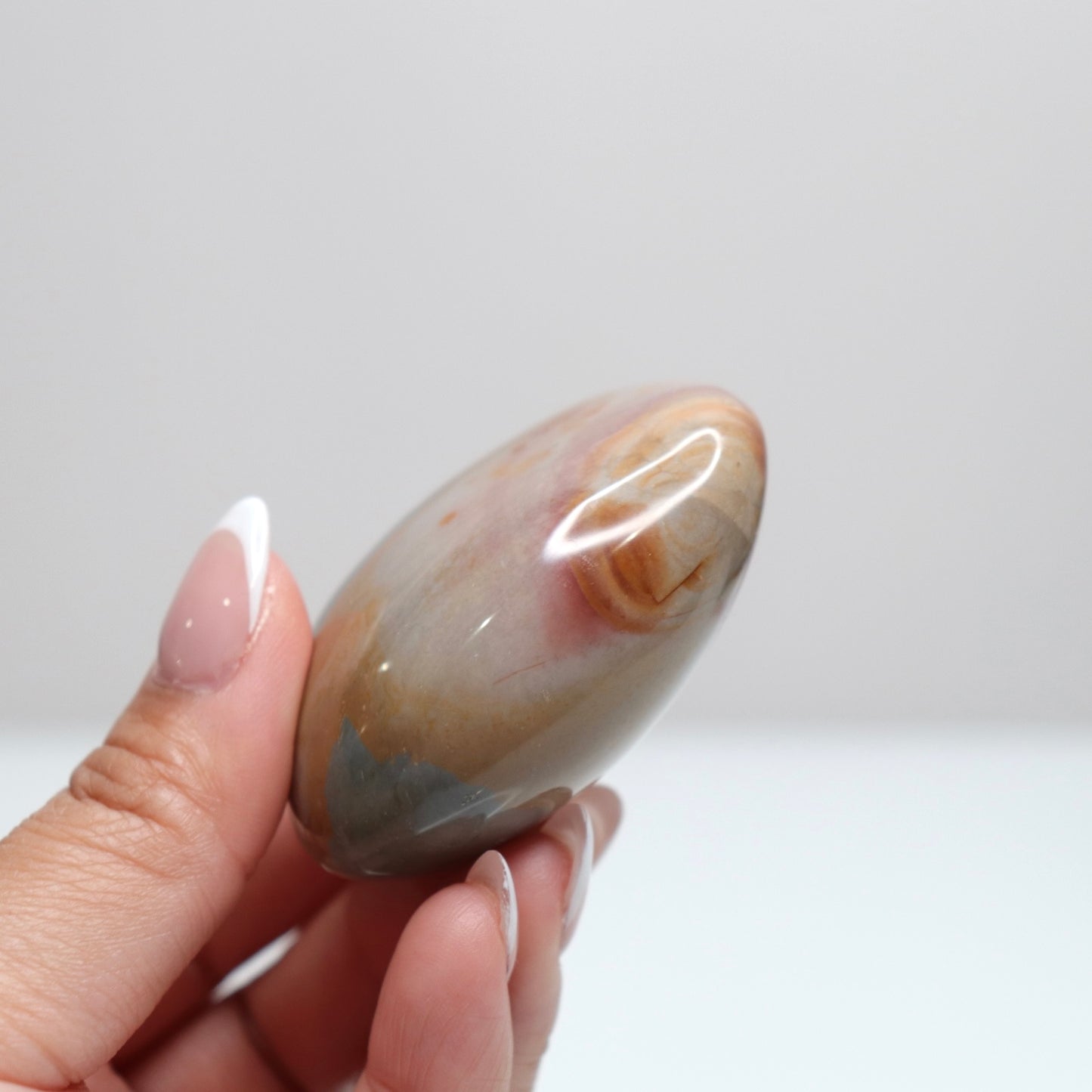 Polychrome Jasper Palm Stone | 22