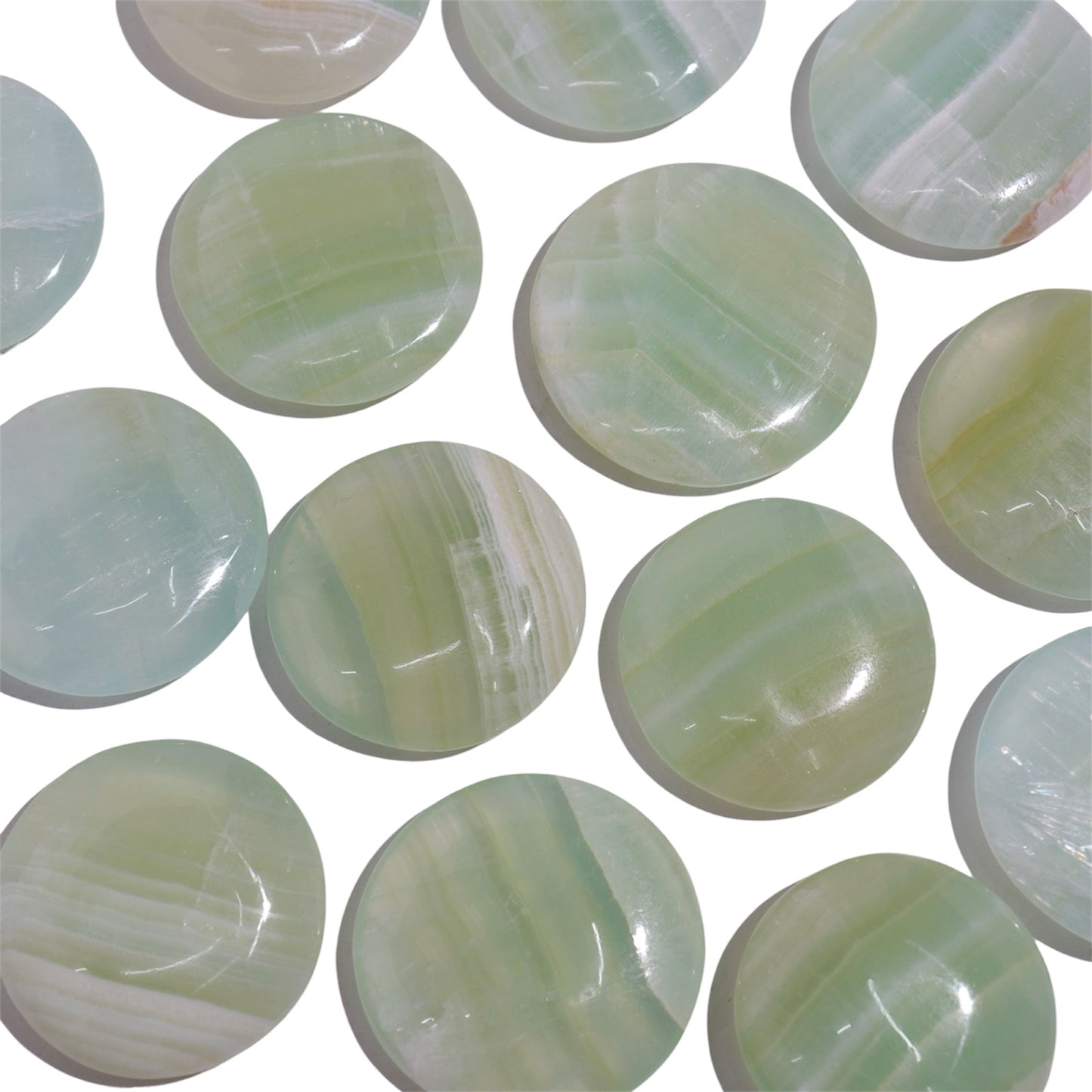 Pistachio Calcite Flat Stones