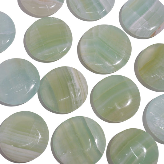 Pistachio Calcite Flat Stones