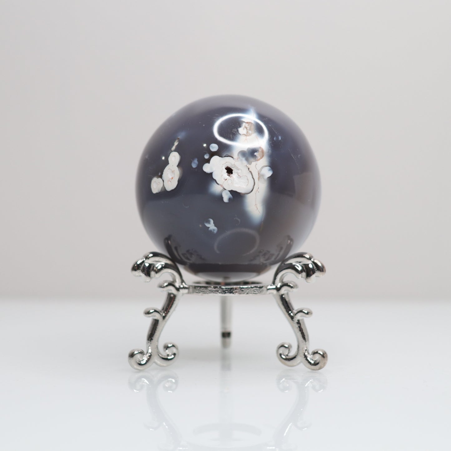 Orca Agate Sphere | 42