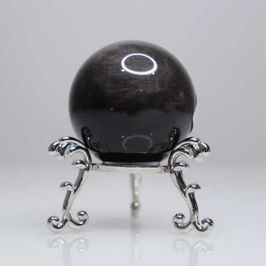 Silver Sheen Obsidian Sphere | 6