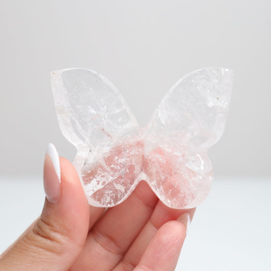 Clear Quartz Butterly I