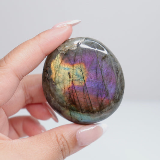 Labradorite Palm Stone 58