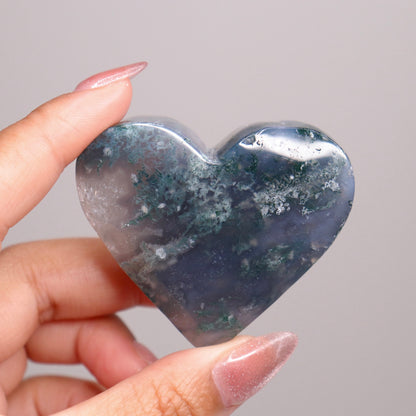 Moss Agate Heart | 23