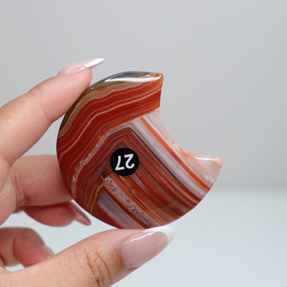 Carnelian Agate Moon 27