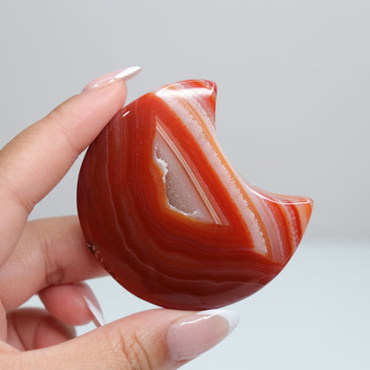 Carnelian Agate Moon 36