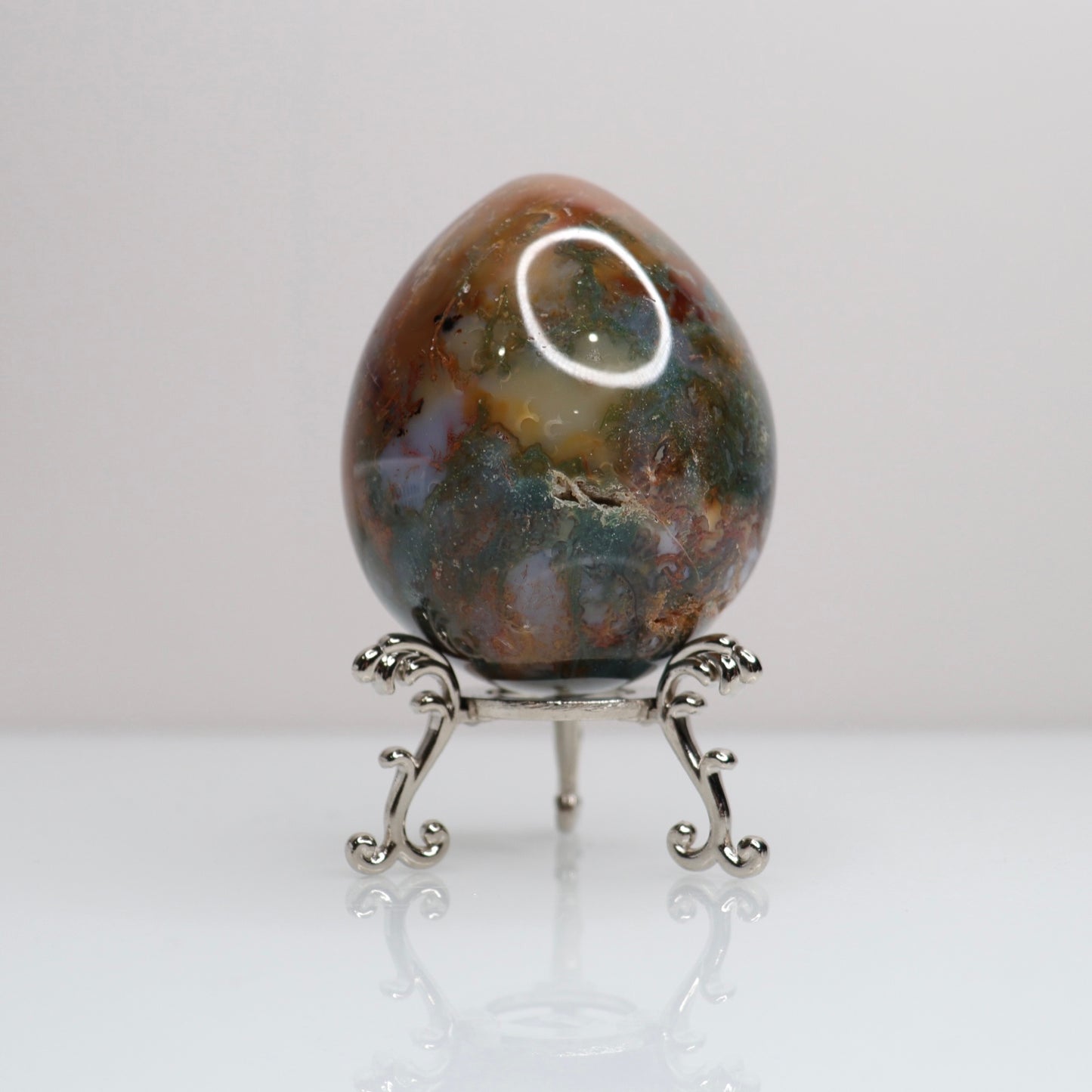 Moss Agate Egg | 24