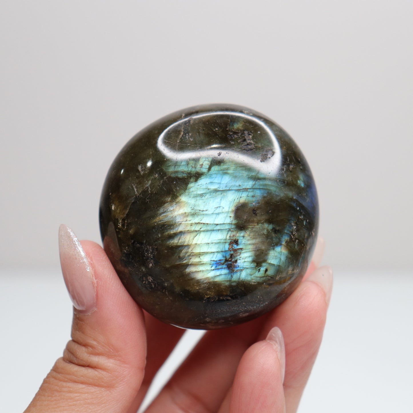 Labradorite Palm Stone 73