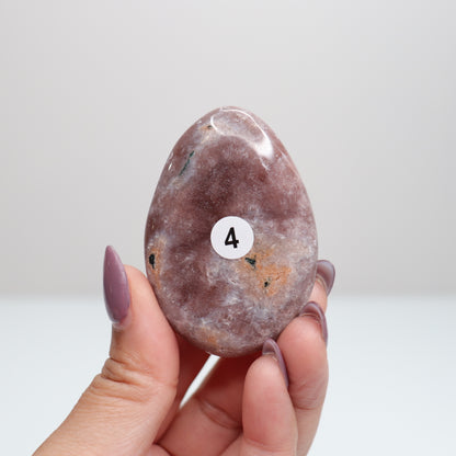 Pink Amethyst Palm Stone | 4
