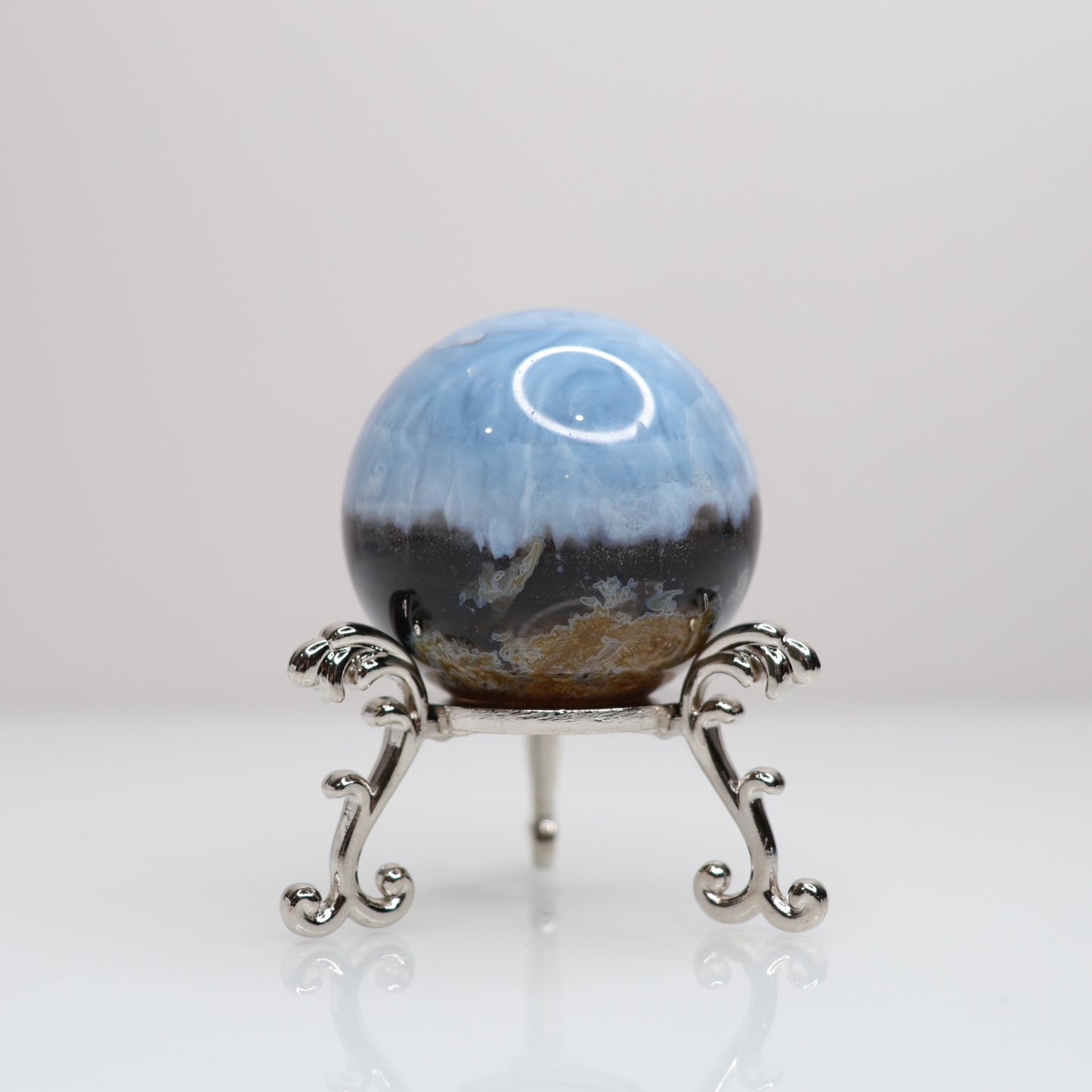 Blue Opal Sphere 4