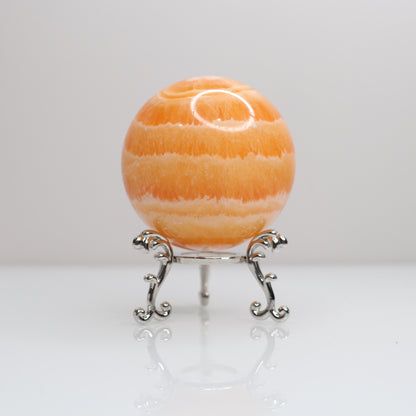 Orange Calcite Sphere | 3