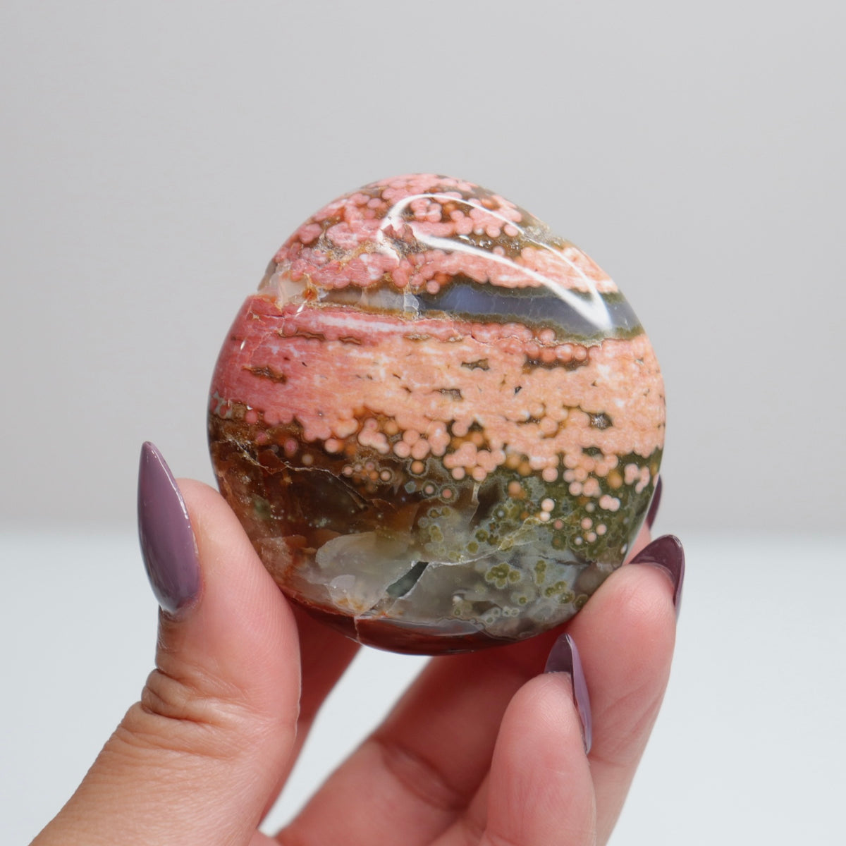 Ocean Jasper Palm Stone 109*