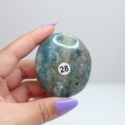 Ocean Jasper Palm Stone | 28