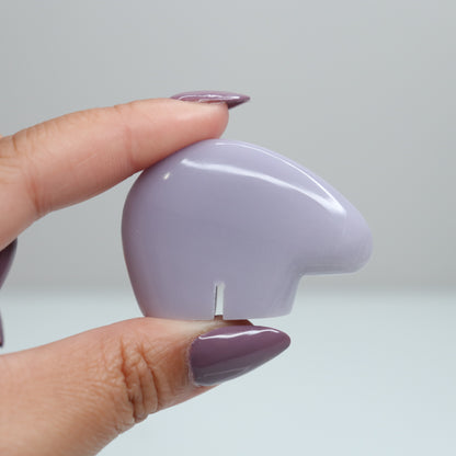 Lavender Fluorite Mini Bear 10