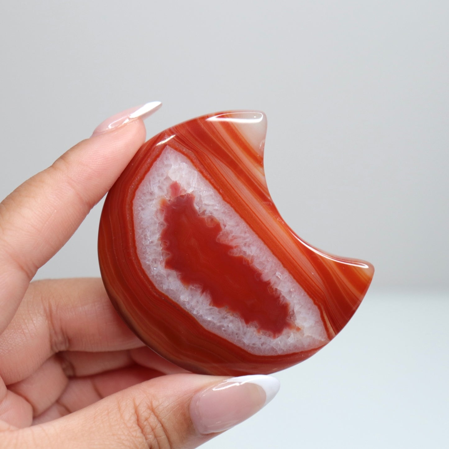Carnelian Agate Moon 34