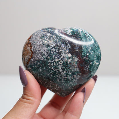 Ocean Jasper Heart 132
