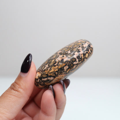 Leopard Skin Jasper Palm Stone | 24