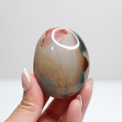 Polychrome Jasper Palm Stone | 22
