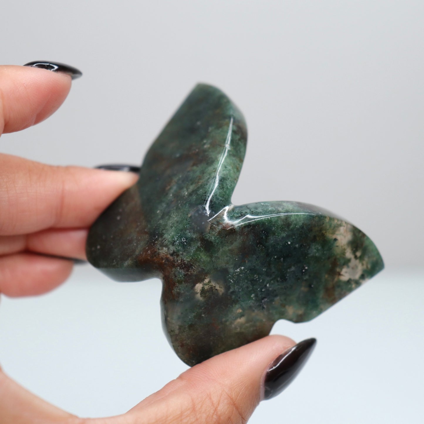 Moss Agate Butterfly 5