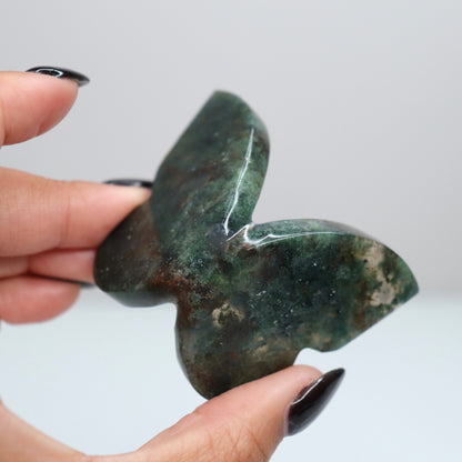 Moss Agate Butterfly 5