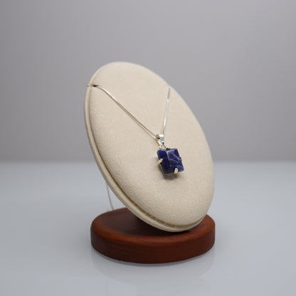 Sterling Silver Sodalite Necklace | 1