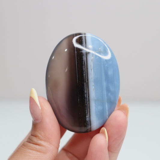 Blue Opal Palm Stone 21
