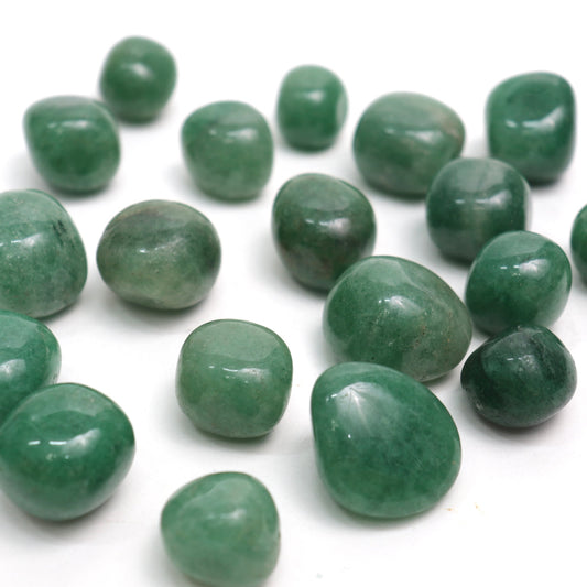 Green Strawberry Quartz Tumbles