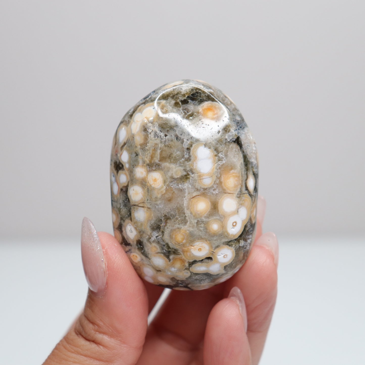 Sea Jasper Palm Stone | M