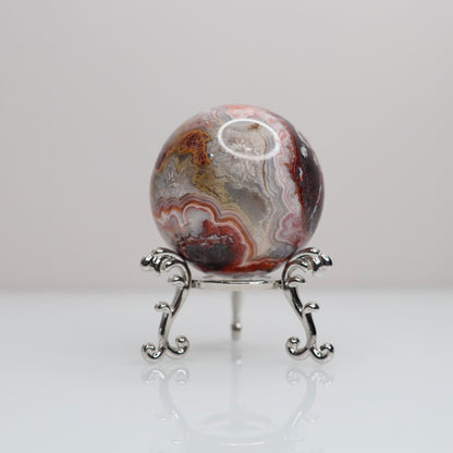 Mexican Lace Agate Sphere | 10