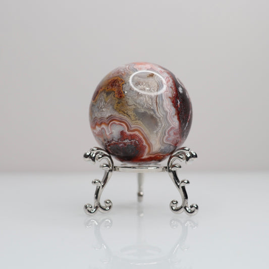 Mexican Lace Agate Sphere | 10