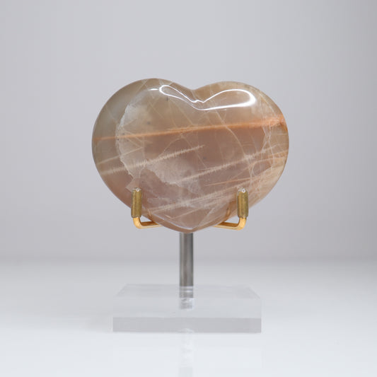 Peach Moonstone Heart | 4