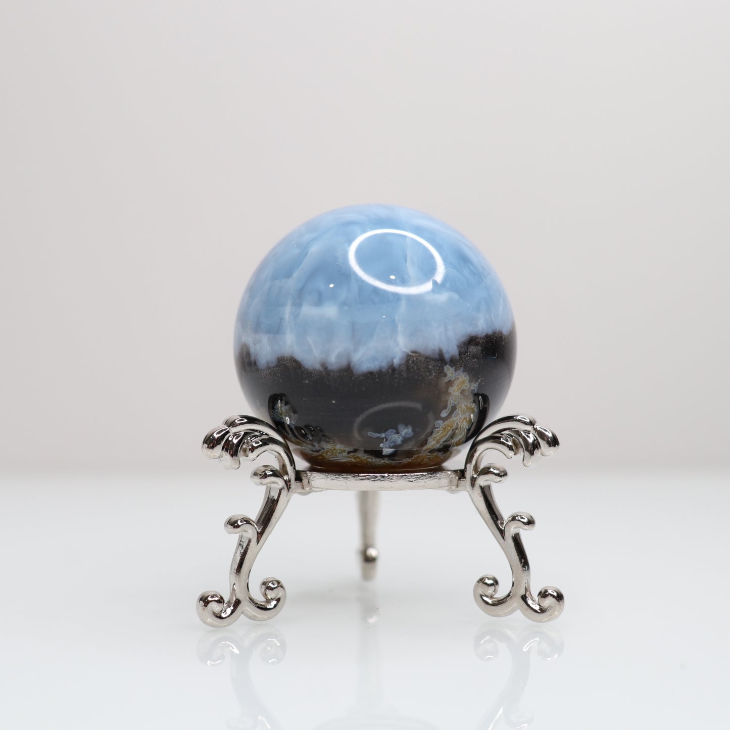 Blue Opal Sphere 4