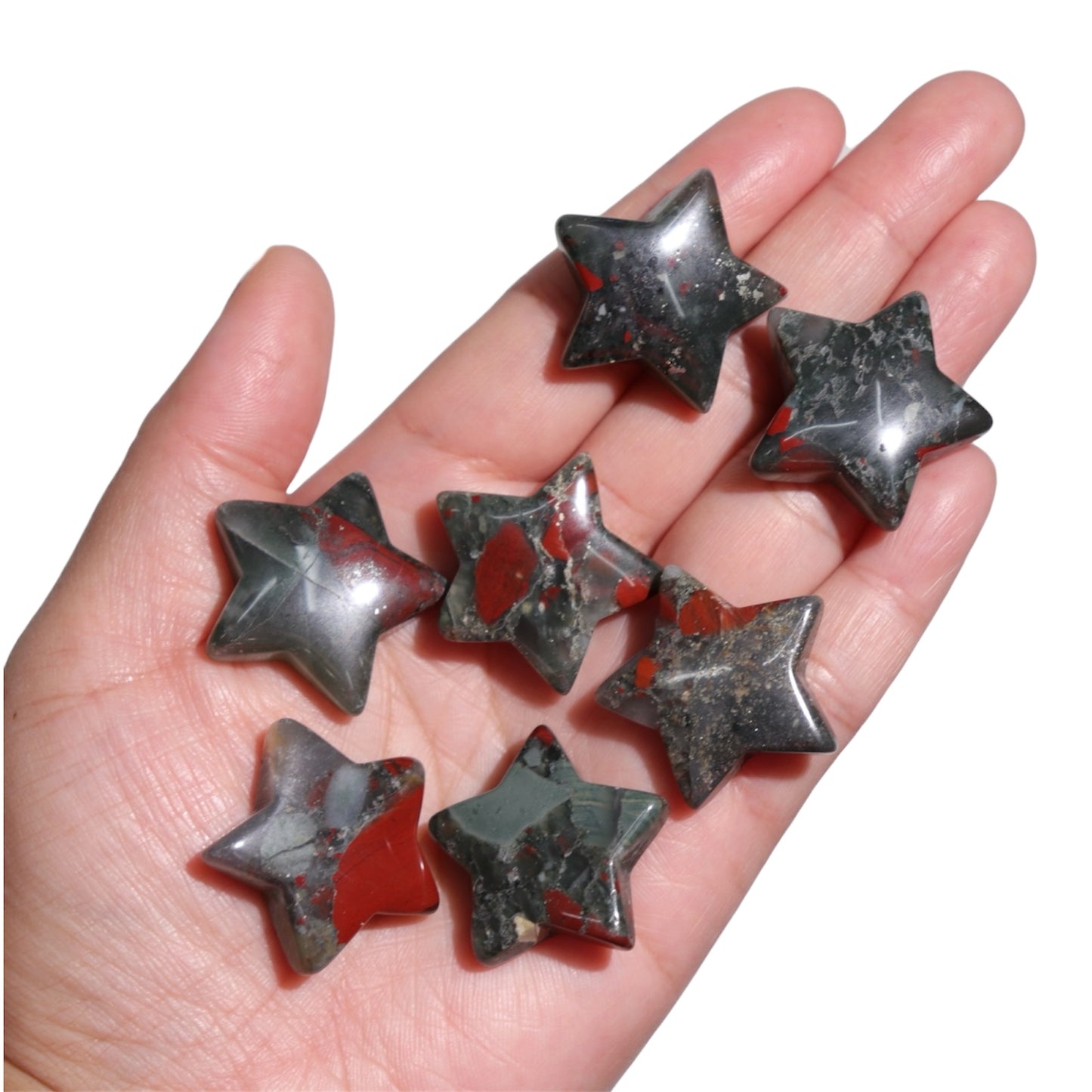 African Bloodstone Mini Stars