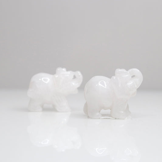 Clear Quartz Elephants | 1.5”