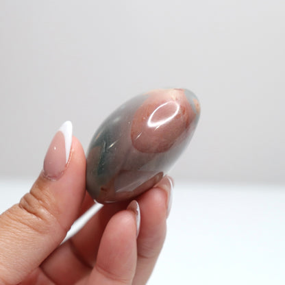 Polychrome Jasper Palm Stone | 15