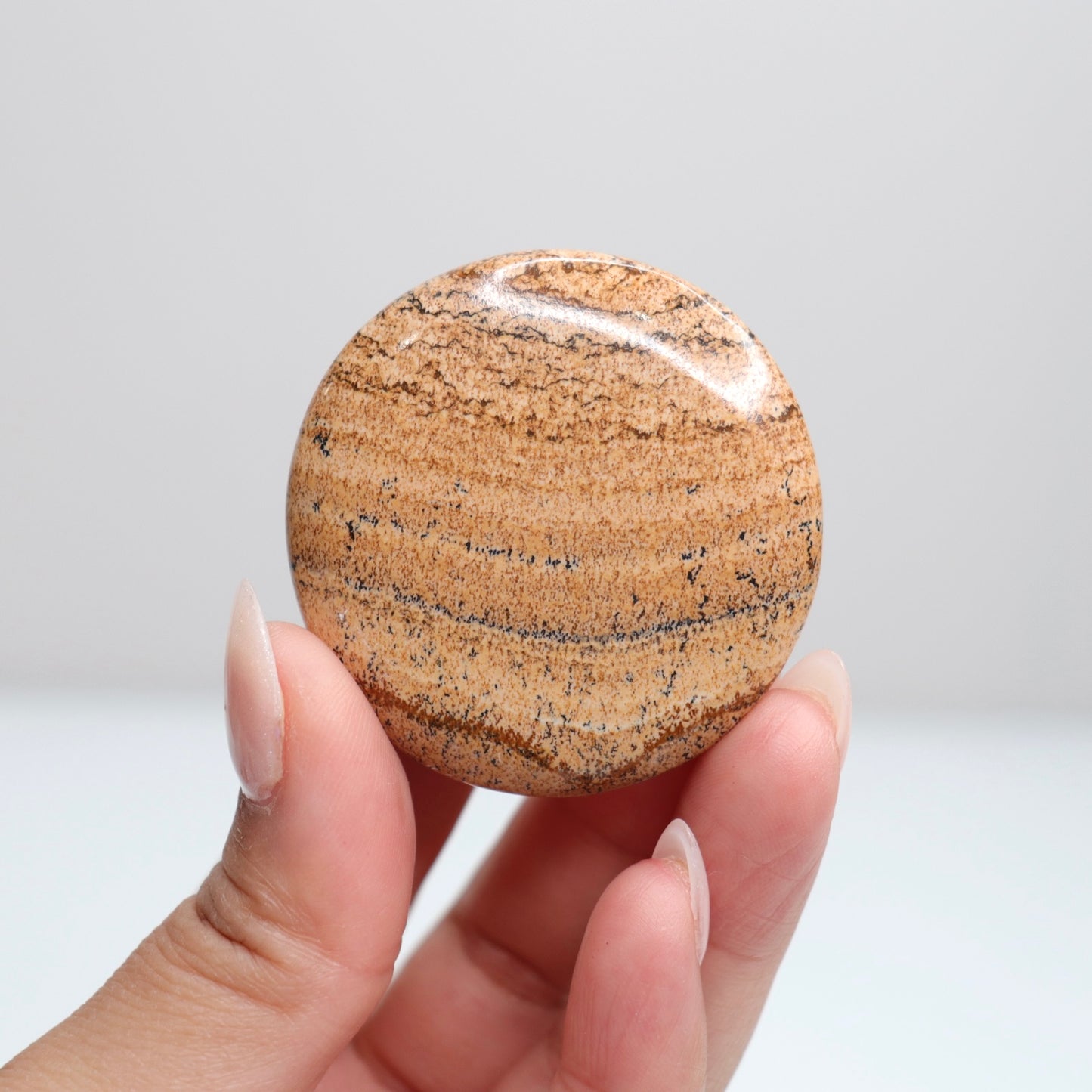 Picture Jasper Flat Stone | 34