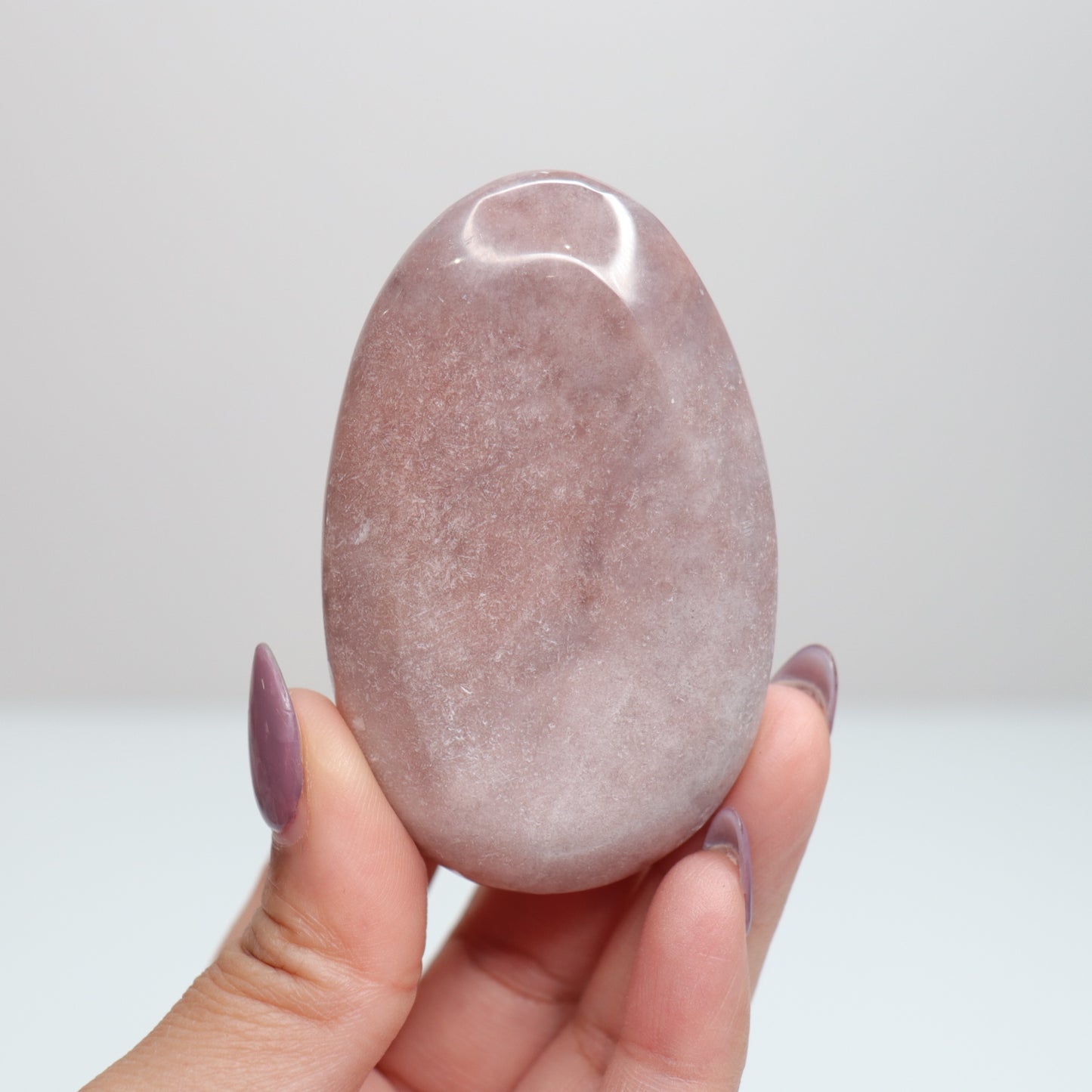 Pink Amethyst Palm Stone | 31