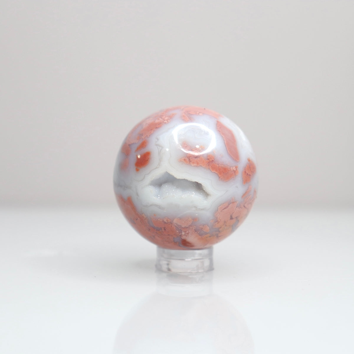 Pink Agate Sphere | 86